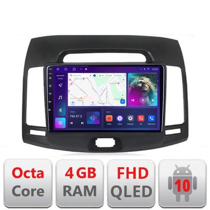 Navigatie Hyundai Elantra 2007-2011 B-2009 Android Ecran QLED octa core 4+64 carplay android auto KIT-2009+EDT-E309V3