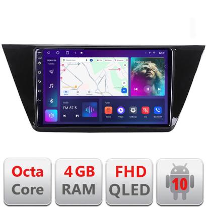 Navigatie Volkswagen Touran 2016- B-3144 Android Ecran QLED octa core 4+64 carplay android auto KIT-3144+EDT-E310V3