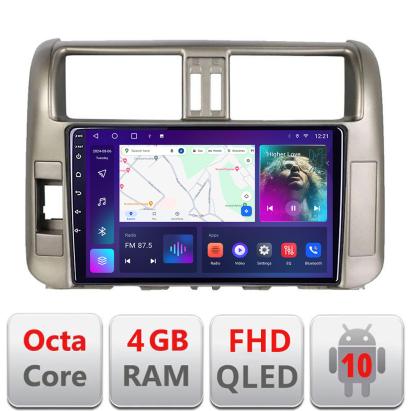 Navigație Android Toyota Prado 2010-2013, QLED, Octa Core, 4GB+64GB