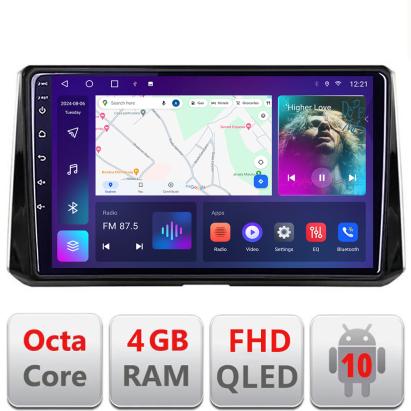 Navigatie Toyota Corolla 2019- B-388-levin Android Ecran QLED octa core 4+64 carplay android auto kit-388-levin+EDT-E310V3