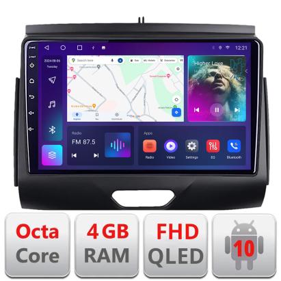 Navigatie Android Ford Ranger 2016+ cu ecran QLED, 4GB RAM, 64GB, CarPlay