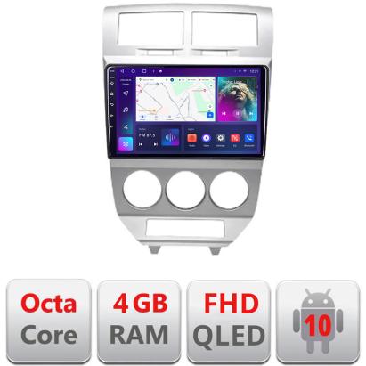 Navigație Android Dodge Caliber 2006-2010, QLED, Octa Core, 4GB+64GB