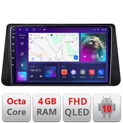 Navigatie Nissan Micra intre anii 2014-2024 Android Ecran QLED octa core 4+64 carplay android auto KIT-micra+EDT-E309V3