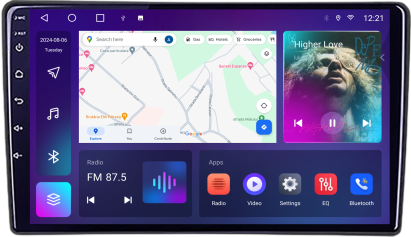 Navigatie Ford Transit 2019- varianta ecran de fabrica Android Ecran QLED octa core 4+64 carplay android auto KIT-transit-2019-b+EDT-E309V3