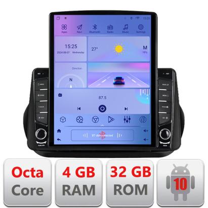 Navigație Android 9.7 inch pentru Peugeot Bipper, Citroen Nemo, Fiat Qubo 2008-2017