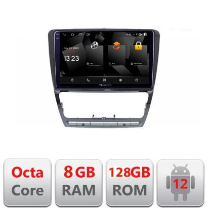 Navigatie dedicata Skoda Octavia 2 2005-2013 Android 12, 8GB RAM, 128GB