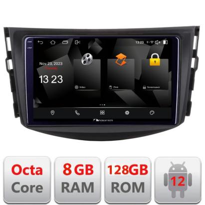 Navigatie Toyota RAV4 2006-2012 Android 12 2K QLED 8GB+128GB 4G