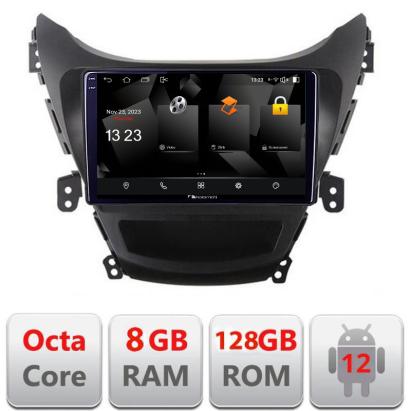 Navigație Hyundai Elantra 2011-2013 Android 8+128GB 2K QLED DSP 4G