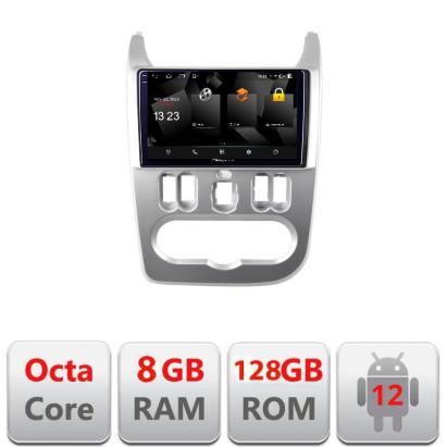 Navigatie Android Dacia Duster 2010-2012 QLED 2K 8GB RAM 128GB
