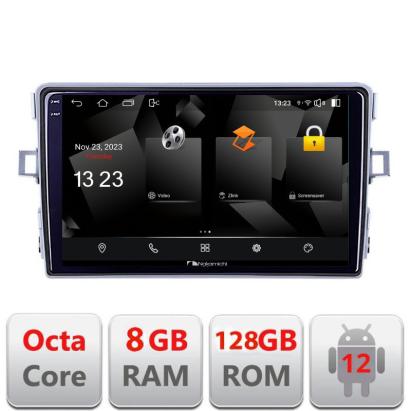 Navigație Toyota Verso 2010-2016 Android 12, 2K QLED, 8GB RAM, 128GB