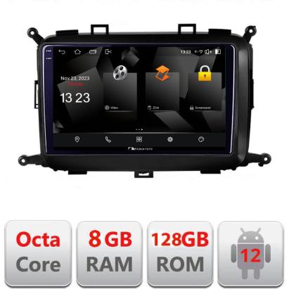 Navigatie Android 12 Kia Carens 2013-2018, 2K QLED, 8GB RAM, 128GB