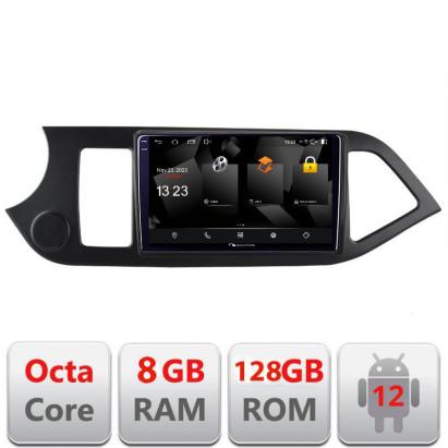 Navigatie Android Kia Picanto 2011-2015, 2K QLED, 8GB RAM, 128GB