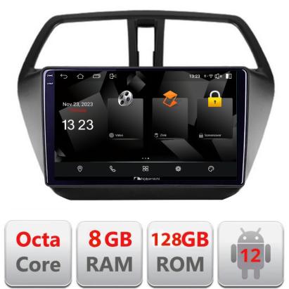 Navigație dedicată Suzuki S-Cross Android 12, 8GB RAM, 128GB, DSP