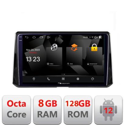 Navigație Toyota Corolla/Auris 2018+ Android 2K QLED 8GB+128GB 4G