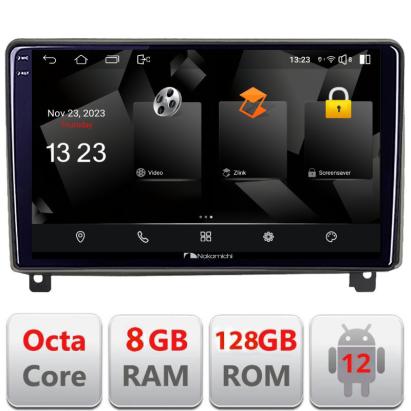 Navigație Android Peugeot 407 2004-2011 2K QLED 8GB RAM 128GB 4G