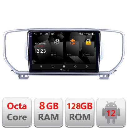 Navigatie Android Kia Sportage 2016-2018 2K QLED 8GB RAM 128GB