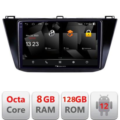 Navigatie dedicata VW Tiguan 2016+ Android 12, 8GB RAM, 128GB, 2K QLED