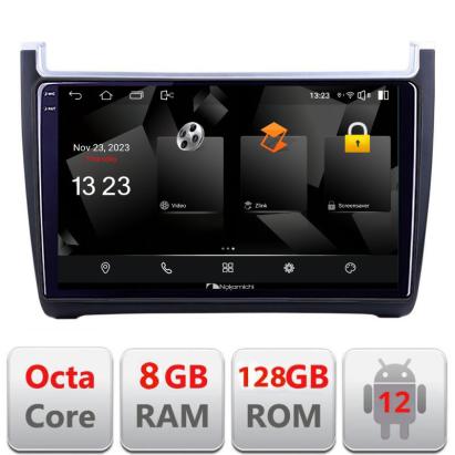 Navigație dedicată VW Polo 2014+ Android 2K QLED 8GB RAM 128GB 4G