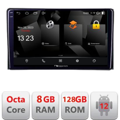 Navigație Toyota Auris 2007-2013 Android 12, 2K QLED, 8GB RAM, 128GB