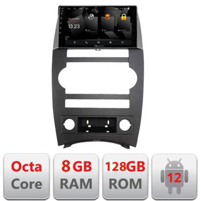 Navigație Android Jeep Commander 2006-2010, 8GB RAM, 128GB, CarPlay