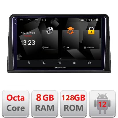 Navigatie Renault Express Android 2K QLED Octa Core 8GB RAM 128GB
