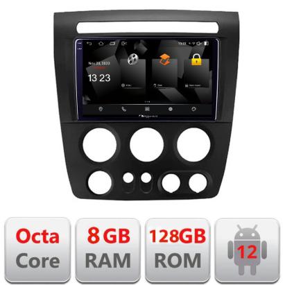 Navigatie Android Hummer H3 2005-2011, 2K QLED, Octa Core, 8GB+128GB