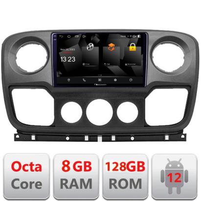 Navigație Android Opel Movano Renault Master 2010-2021, 2K QLED 8+128GB