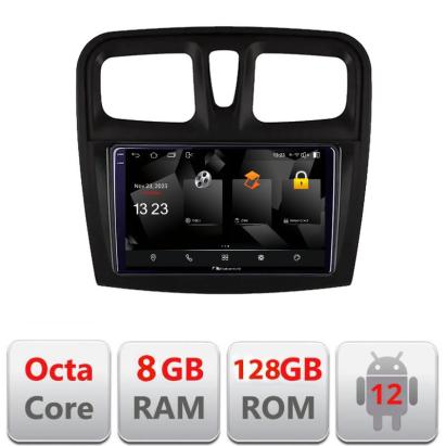 Navigație Android Dacia Sandero 2012-2020, Octa-Core, 8GB RAM, 128GB