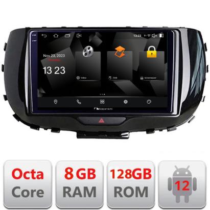 Navigatie Android Kia Soul 2020+ 2K QLED 8GB RAM 128GB 4G DSP