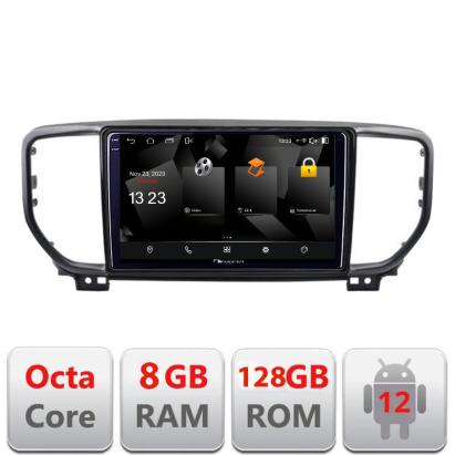 Navigatie Kia Sportage facelift 2019 Android 12 2K QLED 8GB RAM 128GB