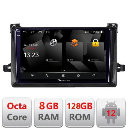 Navigație Toyota Prius 2015+ Android 12 QLED 2K, 8GB RAM, 128GB, 4G