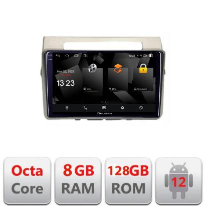 Navigație Toyota Verso 2004-2009 Android 12, Octa Core, 8GB RAM, 128GB