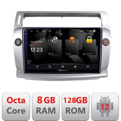 Navigatie Citroen C4 2005-2010 Android 12, 8GB RAM, 128GB, 2K QLED