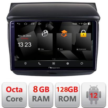 Navigație Mitsubishi L200 2006-2014 Android 12 QLED 2K 8GB RAM 128GB