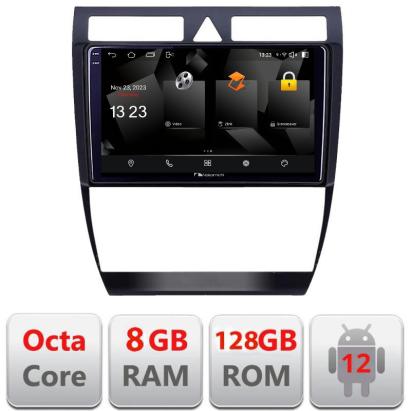 Navigatie Android 12 pentru Audi A6 C5, 2K QLED, 8GB RAM, 128GB