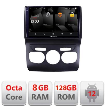 Navigație Citroen C4 2011-2016 Android 12 QLED 2K 8GB RAM 128GB 4G