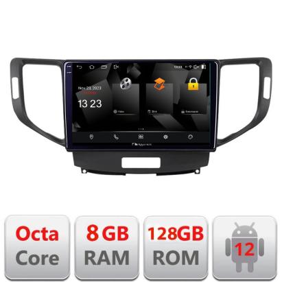 Navigație dedicată Honda Accord 2008-2012 Android 12, 2K QLED, 8GB+128GB