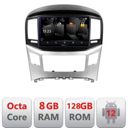 Navigatie Android Hyundai H1 Starex 2016+ QLED 2K 8GB RAM 128GB