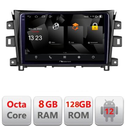 Navigatie Nissan Navara 2017+ Android 12, 2K QLED, 8GB RAM, 128GB