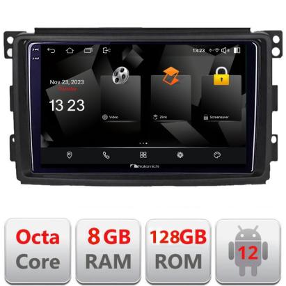 Navigație Android Smart ForTwo și ForFour 2005-2010, 2K QLED, 8+128GB