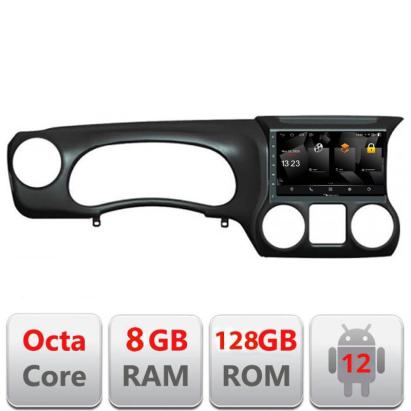 Navigație Android Jeep Wrangler 2014-2016, 8GB RAM, 128GB, CarPlay