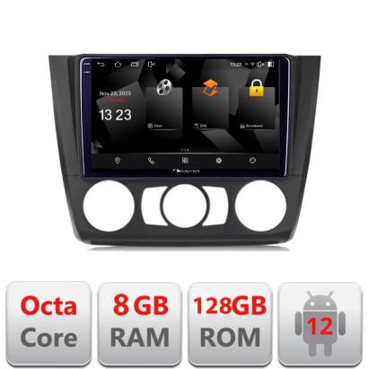 Navigatie BMW Seria 1 E87 2007-2011 Android 12 2K QLED 8+128GB 4G