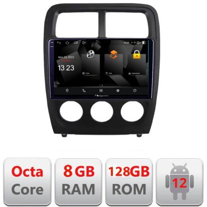 Navigație Android Dodge Caliber 2010-2012 QLED 2K 8GB RAM 128GB 4G DSP