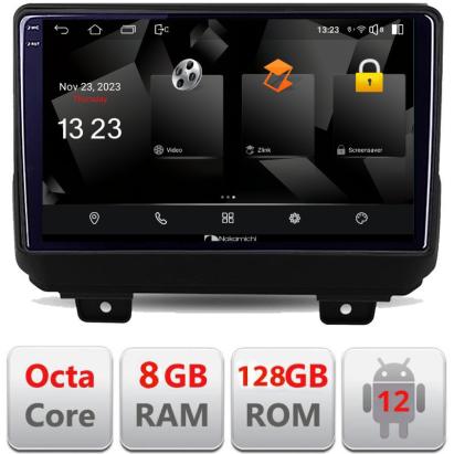 Navigație Android Jeep Wrangler 2018+ 2K QLED 8GB/128GB 4G DSP