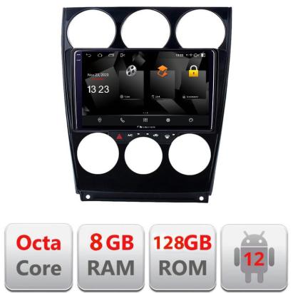 Navigatie Mazda 6 2004-2008 Android 2K QLED 8GB RAM 128GB 4G