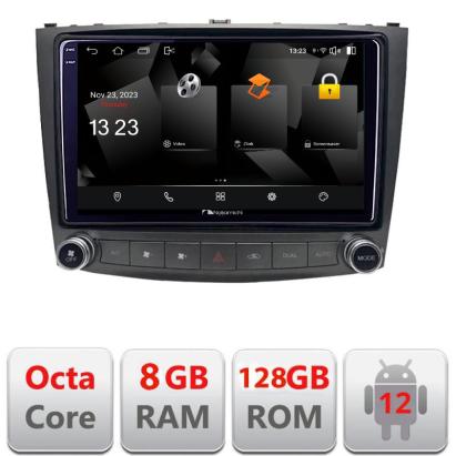 Navigatie Android Lexus IS 2005-2011, 2K QLED, 8GB RAM, 128GB