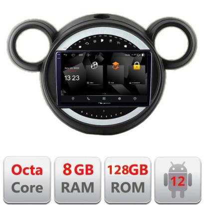 Navigație Mini Cooper 2009-2015 CIC Android 12 2K QLED 8GB+128GB