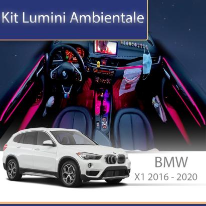 Kit lumini ambientale BMW X1 F48 2016-2020, control telefon și sistem original