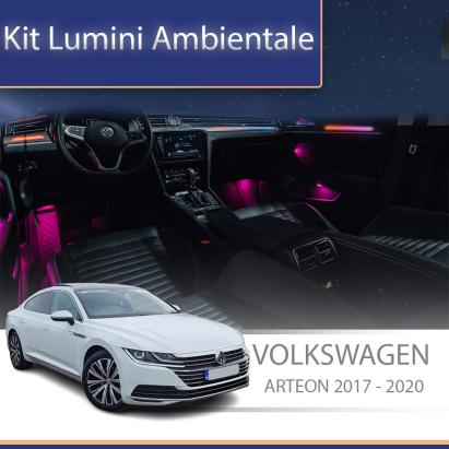 Kit lumini ambientale VW Arteon 2017-2020, control telefon sau sistem original