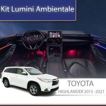 Kit lumini ambientale Toyota Highlander 2015-2021, control telefon sau OEM
